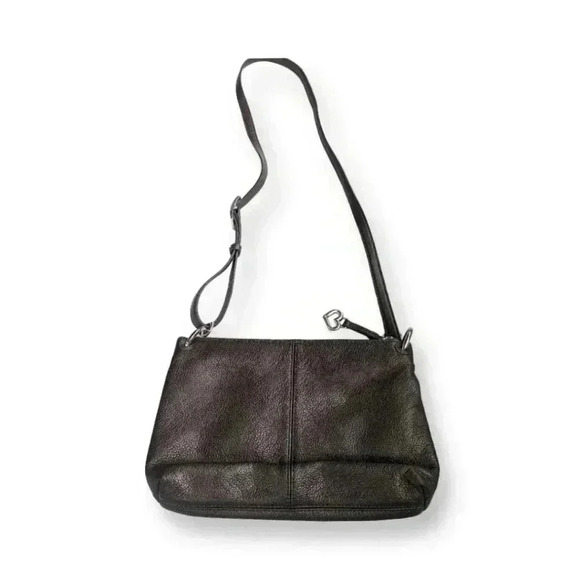 BRIGHTON BRIA YOUR BAG COLLECTION PEWTER CROSSBODY MESSENGER PURSE  # 595335 - Picture 3 of 9